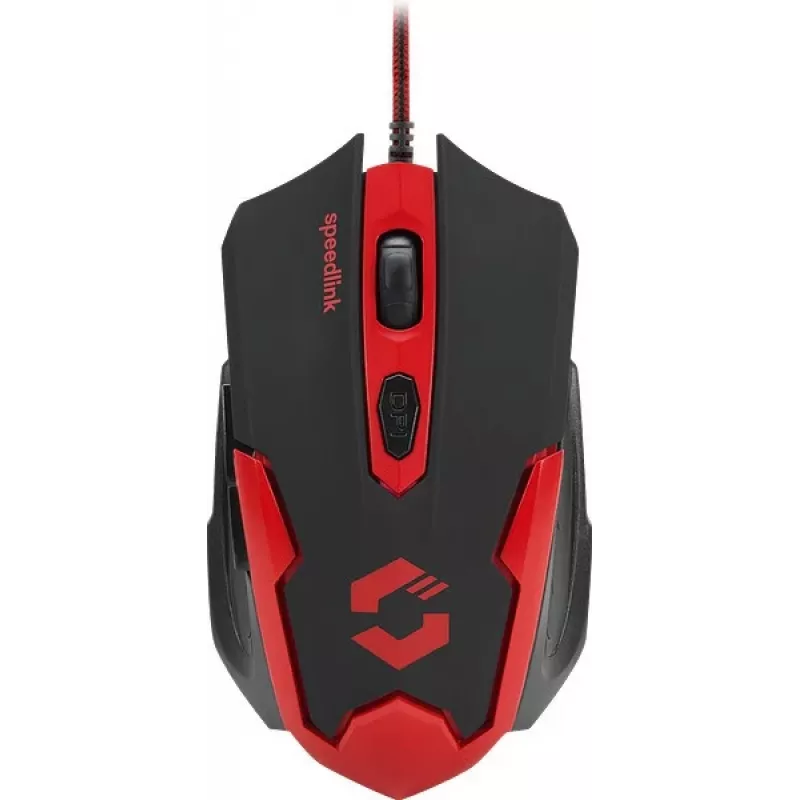 Speedlink Xito ratón gaming con cable, 5 botones, 3200 DPI (SL-680009-BKRD)