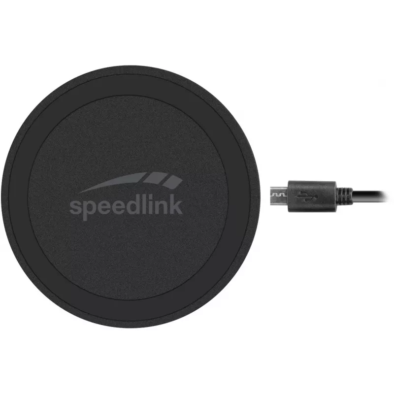 Speedlink Puck 10 cargador inalámbrico rápido, negro (SL-690403-BK)