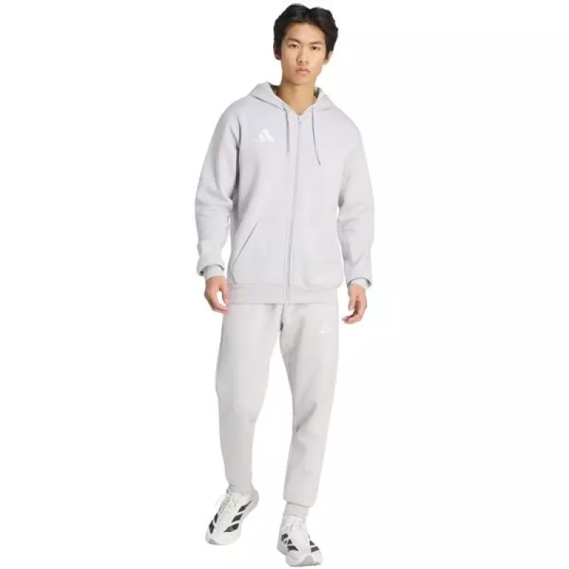 adidas Entrada 26 Pantalón de chándal para hombre en gris, talla S (JZ9139)