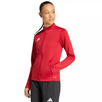 adidas Entrada 26 Chaqueta de entrenamiento para mujer roja JZ6601 talla L
