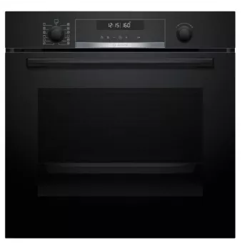 BOSCH Serie 6 horno integrable con AirFry, 71L, limpieza pirolítica automática, negro (HBG578EB3)