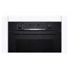 BOSCH Serie 6 horno integrable con AirFry, 71L, limpieza pirolítica automática, negro (HBG578EB3)