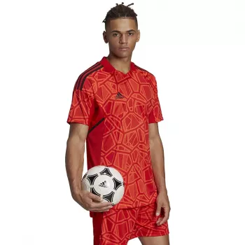 ADIDAS camiseta de portero Condivo 22 de manga corta de hombre roja H21238