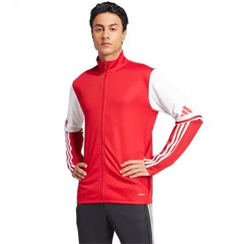 adidas Squadra 25 sudadera de entrenamiento de hombre rojo/blanco JD2979 S