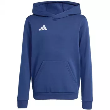 adidas Entrada 26 sudadera con capucha para niños azul marino 140cm JZ6567
