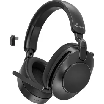 Auriculares inalámbricos over-ear híbridos con ANC MediaRange MROS308 con brazo de micrófono, 800mAh