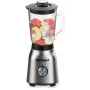 Batidora de mesa Techwood TBLI-1250 1200 W 1,5 L jarra de cristal negro/plata