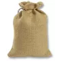 FOLIA J640 10 bolsas de tela con cordón de algodón natural 10 x 14 cm, unicolor, reutilizables, para manualidades, envoltorio de regalos y calendario de adviento