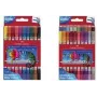 Rotuladores de doble punta con purpurina Faber-Castell, pack de 20 con punta gruesa y fina (3-5 mm / 1 mm), lavables - 151108