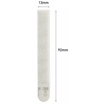 3M Command Tiras adhesivas estrechas, 4 uds., blanco (7100337191)