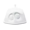 Mantequera FIFTYEIGHT Versteckt blanco – mantequera de porcelana con cara oculta