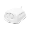 Mantequera FIFTYEIGHT Versteckt blanco – mantequera de porcelana con cara oculta