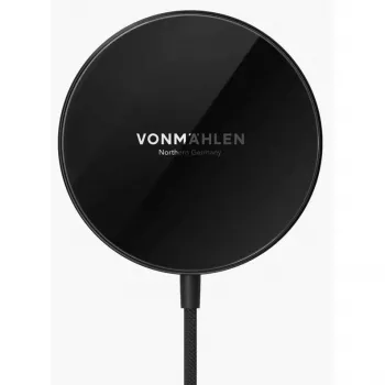 Vonmählen Aura Mini cargador inalámbrico magnético con cable USB-C, 15W, negro