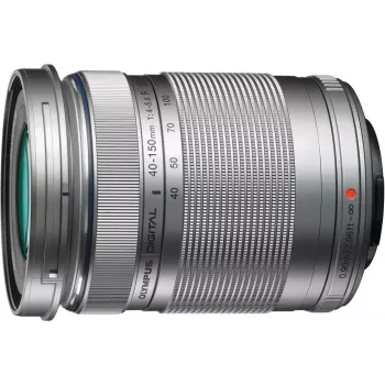 OM System M.Zuiko Digital ED 40-150mm f/4-5.6 R objetivo, Micro Four Thirds, plateado (V315030SW001)