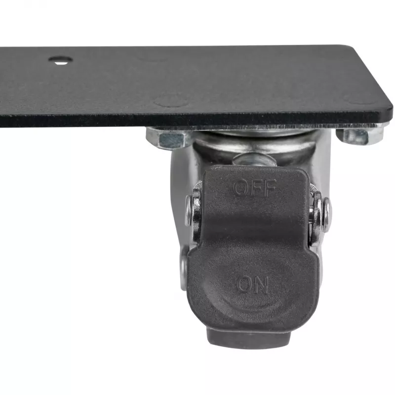 SilverStone SST-RAC-SRW-002 set de ruedas giratorias (2 ruedas, negro, giro 360°, freno Total Lock)