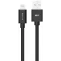 Silicon Power Boost Link PVC LK15AL cable de carga y datos, USB-A a Lightning, certificado MFi, 1 m, hasta 12 W, negro