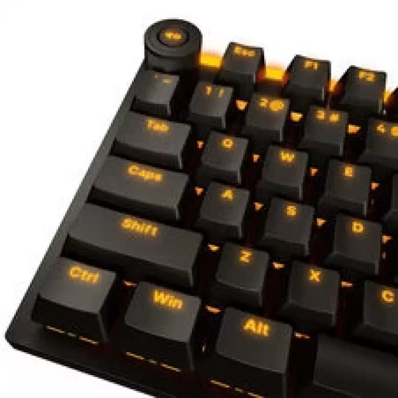 be quiet! Light Mount TKL teclado gaming con cable Silent Linear RGB, negro