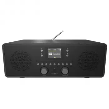 Reflexion HRA21DAB+ radio despertador DAB+ FM con Bluetooth, doble alarma, temporizador de apagado, negro