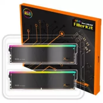 Kit de relleno V-Color Manta XSky RGB para DDR5, sin DRAM, ARGB - kit dual, negro