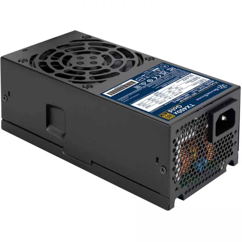 SilverStone TX400x Gold 400W 80 PLUS Gold fuente de alimentación ATX, negro, 2x PCIe