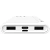 Silicon Power GP15 10000 mAh batería externa, blanca (SP10KMAPBKGP150W)