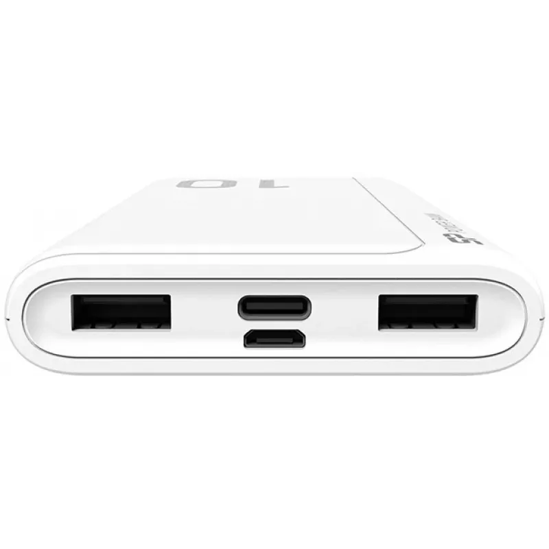 Silicon Power GP15 10000 mAh batería externa, blanca (SP10KMAPBKGP150W)
