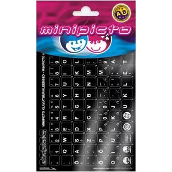 Kolm Lõvi Minipicto estonio, pegatinas para teclado (KB-UNI-EE01-BLK)