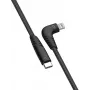 Silicon Power Boost Link Nylon LK50CL Cable de USB-C a Lightning, 1 m, gris