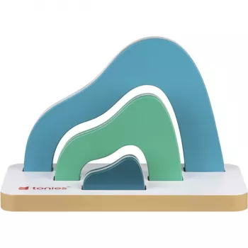 TONIES Mini estantería - Berg 11003982 metal cromado plateado 2 baldas estantería