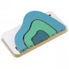 TONIES Mini estantería - Berg 11003982 metal cromado plateado 2 baldas estantería