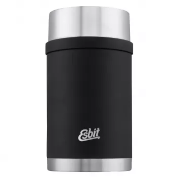 Esbit Sculptor Food Jug 1000 ml negro recipiente de acero inoxidable con aislamiento al vacío para alimentos