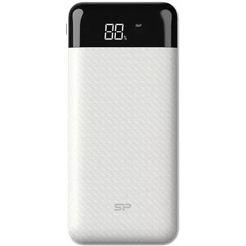Silicon Power GP28 10000 mAh batería externa, blanca (SP10KMAPBKGP280W)