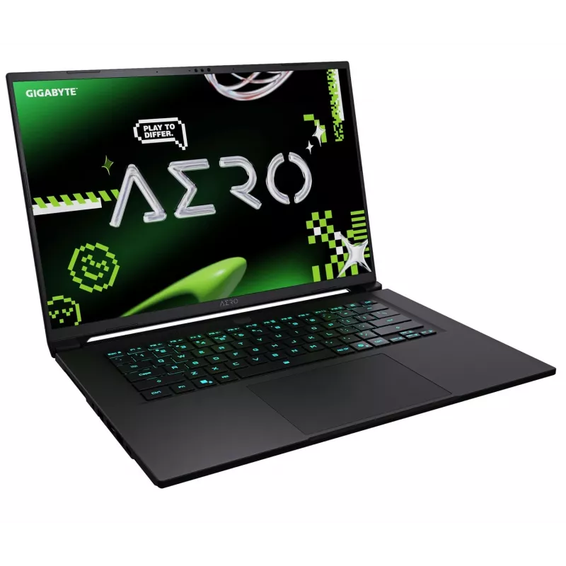 GIGABYTE AERO X16 4PHN4EEC64DH portátil 16 pulgadas UHD+ OLED, AMD Ryzen 9 AI 465, 16GB DDR5, 1TB NVMe SSD, NVIDIA GeForce RTX 5070, Windows 11 Home, negro