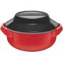 Milton Microwow 1000 cazuela térmica, 0,82 L, roja (MT-6491-P)