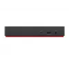Lenovo ThinkPad Universal USB-C Dock 40AY0090EU - Compatibilidad con 3x pantallas 4K, 100W Power Delivery, 10 puertos, Negro