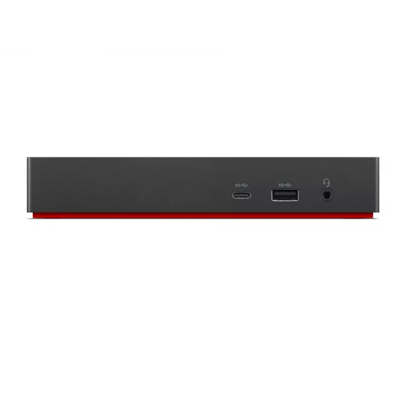 Lenovo ThinkPad Universal USB-C Dock 40AY0090EU - Compatibilidad con 3x pantallas 4K, 100W Power Delivery, 10 puertos, Negro