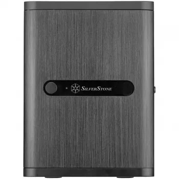 SilverStone Technology SST-CS240 Caja NAS Mini-ITX negra con 4 bahías hot-swap