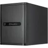 SilverStone Technology SST-CS240 Caja NAS Mini-ITX negra con 4 bahías hot-swap