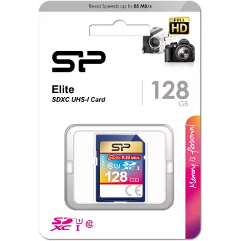 Silicon Power 128GB SDXC UHS-I U1 V10 tarjeta de memoria