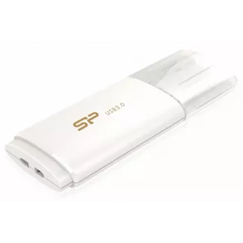 Silicon Power Blaze B06 32GB USB 3.2 Gen 1 unidad flash, retráctil, blanca