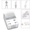 Rossmax NK1000 nebulizador de compresor de pistón 3 en 1 con irrigador nasal y aspirador, tamaño de partícula 2,5 μm, dosis de partículas finas >80 %, tasa de nebulización 0,35 ml/min, vaso de medicamento 5 ml, capacidad de irrigación nasal 10 ml, ruido <60 dB, funcionamiento continuo, adultos y niños