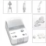 Rossmax NK1000 nebulizador de compresor de pistón 3 en 1 con irrigador nasal y aspirador, tamaño de partícula 2,5 μm, dosis de partículas finas >80 %, tasa de nebulización 0,35 ml/min, vaso de medicamento 5 ml, capacidad de irrigación nasal 10 ml, ruido <60 dB, funcionamiento continuo, adultos y niños