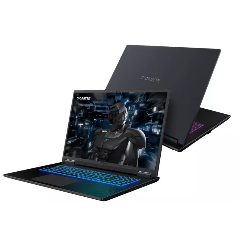 Gigabyte Gaming A18 PRO DYJG3EEBC4SH Portátil gaming de 18 pulgadas, Intel Core 7 240H, 32GB RAM, 1TB SSD, GeForce RTX 5080, Windows 11 Home