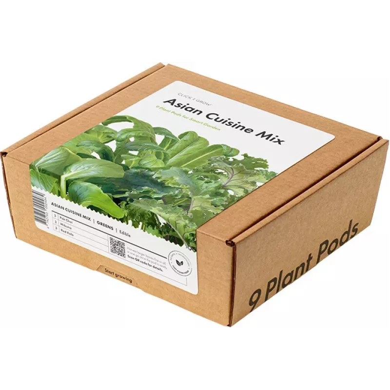 Click & Grow PPMAGX9 cápsulas de plantas Smart Garden pack de 9 (variedades mixtas, biodegradables, con tapas)