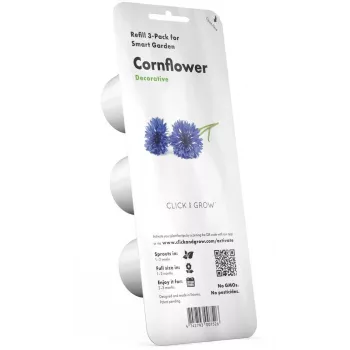 Click & Grow cápsulas de plantas de aciano para Smart Garden, pack de 3 (SGR36X3)