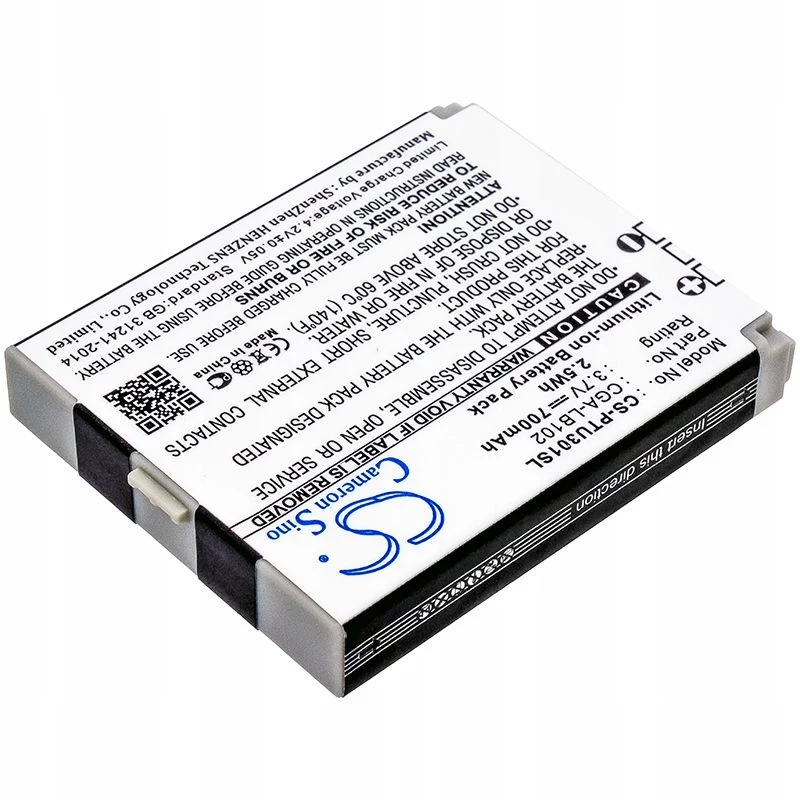 Cameron Sino batería de Li-Ion 3,7 V 1000 mAh para Panasonic KX-TU301, KX-TU321, KX-TU311, KX-TU325, KX-TW221, KX-TU320, KX-TU327, KX-TU328 (sustituto de CGA-LB102)