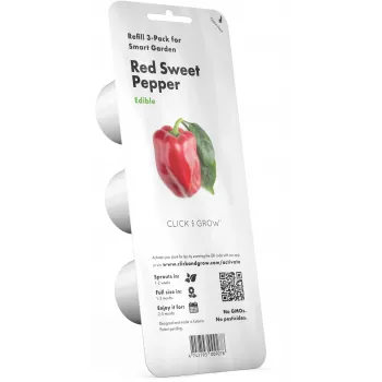 Click & Grow SGR63X3 recambio de cápsulas de plantas para Smart Garden 3 (3 cápsulas, biodegradables, precultivadas, Smart Soil)