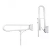 Barra de apoyo abatible HD-05, 76 cm, blanco