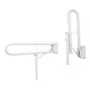Barra de apoyo abatible HD-05, 76 cm, blanco