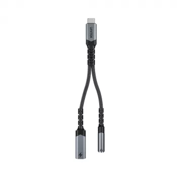 UNITEK adaptador de audio USB-C a 3,5 mm con PD
